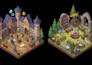 design isometric 2d game map pixel art tile map tabletop map design spritesheet